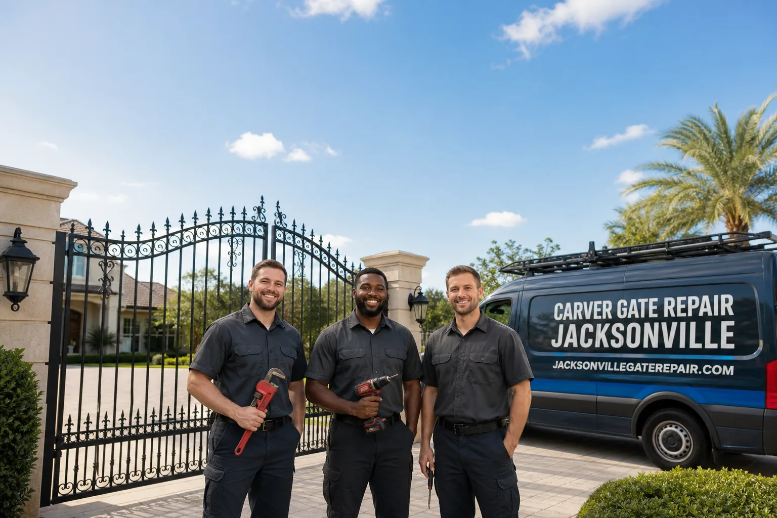 Carver Gate Repair Jacksonville gate repair team